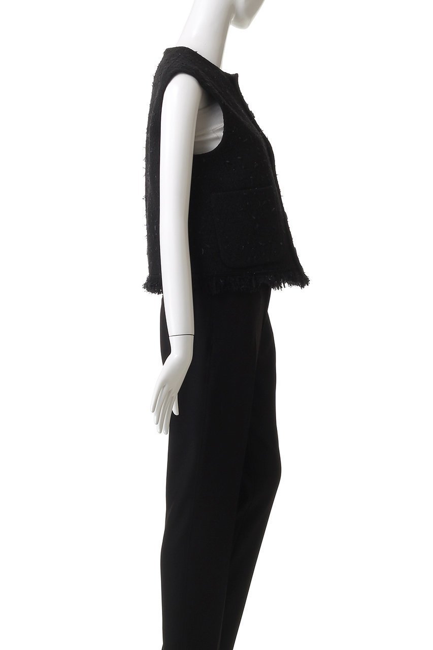 【デパリエ/DEPAREILLE】のテープヤーンツイードクルーネックジレ 人気、トレンドファッション・服の通販 founy(ファニー) 　ファッション　Fashion　レディースファッション　Fashion for Women　アウター　Coat / Outerwear Collection　レディースジャケット・軽アウター　Jackets　ジャケット　Jacket, Outerwear　ベスト　Vest, Waistcoat　other-3|ID: prp329100004630821 ipo3291000000035511785