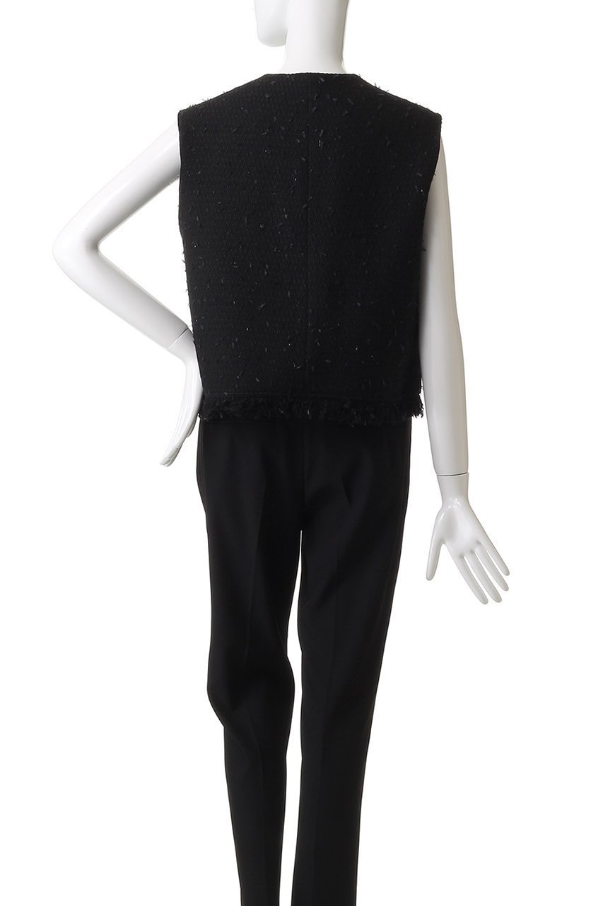 【デパリエ/DEPAREILLE】のテープヤーンツイードクルーネックジレ 人気、トレンドファッション・服の通販 founy(ファニー) 　ファッション　Fashion　レディースファッション　Fashion for Women　アウター　Coat / Outerwear Collection　レディースジャケット・軽アウター　Jackets　ジャケット　Jacket, Outerwear　ベスト　Vest, Waistcoat　other-4|ID: prp329100004630821 ipo3291000000035511786