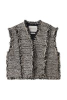 【デパリエ/DEPAREILLE】のファンシーツイードVネックジレ 人気、トレンドファッション・服の通販 founy(ファニー) ファッション Fashion レディースファッション Fashion for Women アウター Coat / Outerwear Collection レディースジャケット・軽アウター Jackets 2025年 2025 2025-2026秋冬・A/W Autumn/Winter 2025–26 AW25–26 ジャケット Jacket, Outerwear ツイード Twill, Twill Weave デニム Denim, Jeans Material ベスト Vest, Waistcoat リュクス Luxury, Elegant, High-End, Chic A/W・秋冬 Autumn/Winter |ID:prp329100004630822