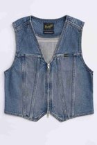 【メゾンスペシャル/MAISON SPECIAL】の【Wrangler×MAISON SPECIAL】Collaboration Mud Denim Vest/ラングラーコラボレーションマッドデニムベスト BLU(ブルー)|ID: prp329100004630823 ipo3291000000033313431
