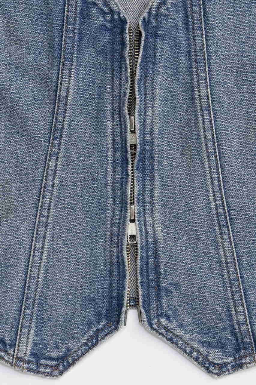 【メゾンスペシャル/MAISON SPECIAL】の【Wrangler×MAISON SPECIAL】Collaboration Mud Denim Vest/ラングラーコラボレーションマッドデニムベスト 人気、トレンドファッション・服の通販 founy(ファニー) 　ファッション　Fashion　レディースファッション　Fashion for Women　アウター　Coat / Outerwear Collection　レディースジャケット・軽アウター　Jackets　ウエスタン　Western Style　クラシカル　Classical, Vintage-Inspired　コンパクト　Compact, Small Size　ジャケット　Jacket, Outerwear　ジーンズ　Jeans, Denim Pants　デニム　Denim, Jeans Material　ベスト　Vest, Waistcoat　ワーク　Workwear, Utility Style　A/W・秋冬　Autumn/Winter　2025年　2025　2025-2026秋冬・A/W　Autumn/Winter 2025–26 AW25–26　other-4|ID: prp329100004630823 ipo3291000000033313434