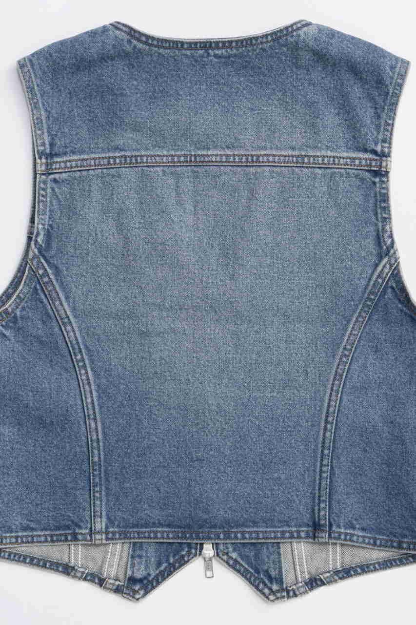 【メゾンスペシャル/MAISON SPECIAL】の【Wrangler×MAISON SPECIAL】Collaboration Mud Denim Vest/ラングラーコラボレーションマッドデニムベスト 人気、トレンドファッション・服の通販 founy(ファニー) 　ファッション　Fashion　レディースファッション　Fashion for Women　アウター　Coat / Outerwear Collection　レディースジャケット・軽アウター　Jackets　ウエスタン　Western Style　クラシカル　Classical, Vintage-Inspired　コンパクト　Compact, Small Size　ジャケット　Jacket, Outerwear　ジーンズ　Jeans, Denim Pants　デニム　Denim, Jeans Material　ベスト　Vest, Waistcoat　ワーク　Workwear, Utility Style　A/W・秋冬　Autumn/Winter　2025年　2025　2025-2026秋冬・A/W　Autumn/Winter 2025–26 AW25–26　other-5|ID: prp329100004630823 ipo3291000000033313435