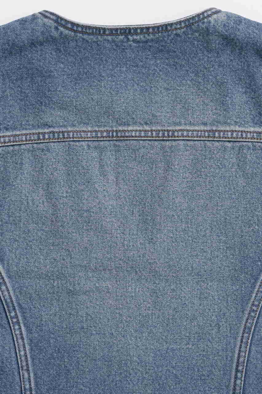【メゾンスペシャル/MAISON SPECIAL】の【Wrangler×MAISON SPECIAL】Collaboration Mud Denim Vest/ラングラーコラボレーションマッドデニムベスト 人気、トレンドファッション・服の通販 founy(ファニー) 　ファッション　Fashion　レディースファッション　Fashion for Women　アウター　Coat / Outerwear Collection　レディースジャケット・軽アウター　Jackets　ウエスタン　Western Style　クラシカル　Classical, Vintage-Inspired　コンパクト　Compact, Small Size　ジャケット　Jacket, Outerwear　ジーンズ　Jeans, Denim Pants　デニム　Denim, Jeans Material　ベスト　Vest, Waistcoat　ワーク　Workwear, Utility Style　A/W・秋冬　Autumn/Winter　2025年　2025　2025-2026秋冬・A/W　Autumn/Winter 2025–26 AW25–26　other-6|ID: prp329100004630823 ipo3291000000033313436