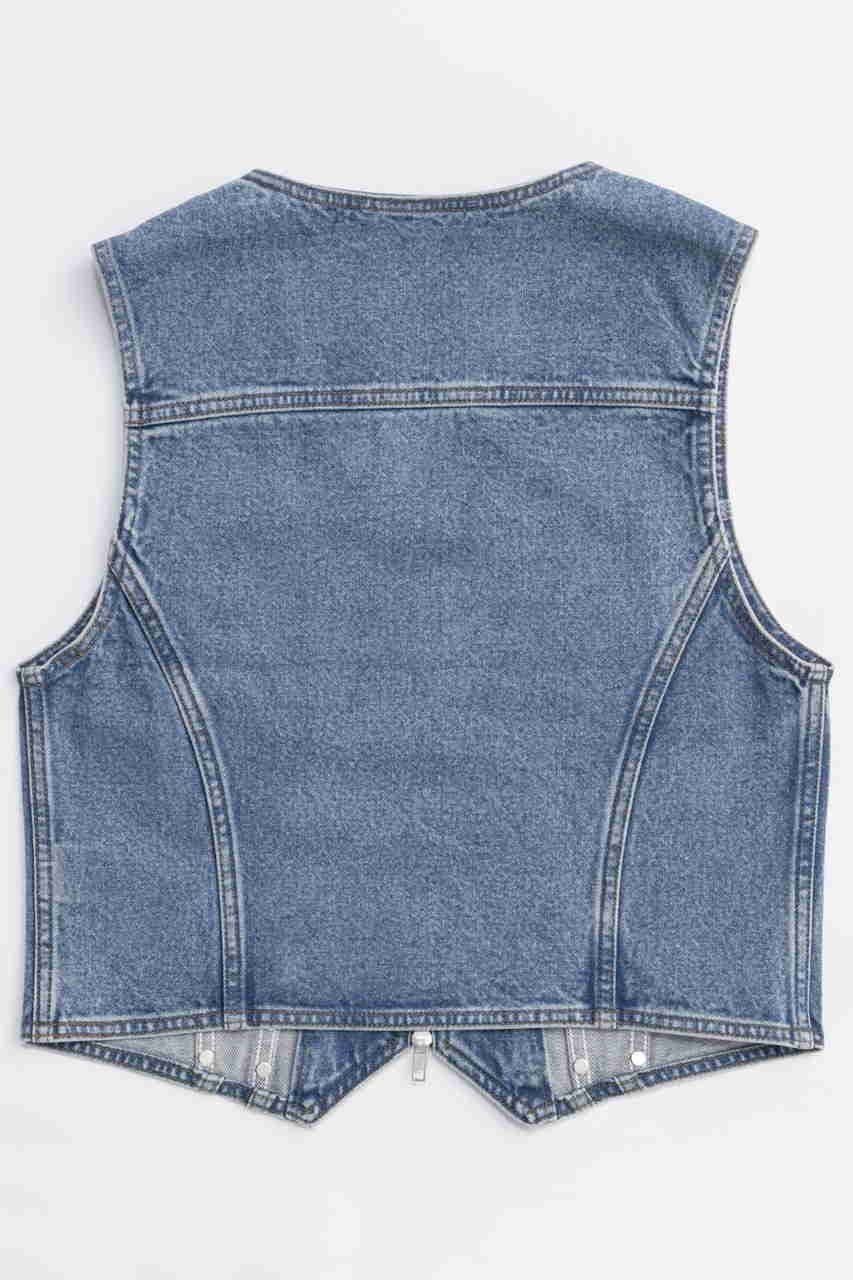 【メゾンスペシャル/MAISON SPECIAL】の【Wrangler×MAISON SPECIAL】Collaboration Studs Denim Vest/ラングラーコラボレーションスタッズデニムベスト 人気、トレンドファッション・服の通販 founy(ファニー) 　ファッション　Fashion　レディースファッション　Fashion for Women　アウター　Coat / Outerwear Collection　レディースジャケット・軽アウター　Jackets　ウエスタン　Western Style　クラシカル　Classical, Vintage-Inspired　コンパクト　Compact, Small Size　シルバー　Silver, Metallic Silver　ジャケット　Jacket, Outerwear　ジーンズ　Jeans, Denim Pants　スタッズ　Studs, Metal Accents　デニム　Denim, Jeans Material　ベスト　Vest, Waistcoat　ワーク　Workwear, Utility Style　A/W・秋冬　Autumn/Winter　2025年　2025　2025-2026秋冬・A/W　Autumn/Winter 2025–26 AW25–26　other-4|ID: prp329100004630824 ipo3291000000033313443