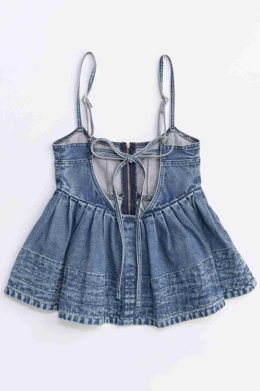 【メゾンスペシャル/MAISON SPECIAL】の【Wrangler×MAISON SPECIAL】Collaboration Denim Bustier/ラングラーコラボレーションデニムビスチェ 人気、トレンドファッション・服の通販 founy(ファニー) 　ファッション　Fashion　レディースファッション　Fashion for Women　アウター　Coat / Outerwear Collection　レディースジャケット・軽アウター　Jackets　ウエスタン　Western Style　コルセット　Corset, Bustier　ジップ　Zip, Zipper　ジャケット　Jacket, Outerwear　ジーンズ　Jeans, Denim Pants　デニム　Denim, Jeans Material　ベスト　Vest, Waistcoat　ワーク　Workwear, Utility Style　other-4|ID: prp329100004630826 ipo3291000000036132398