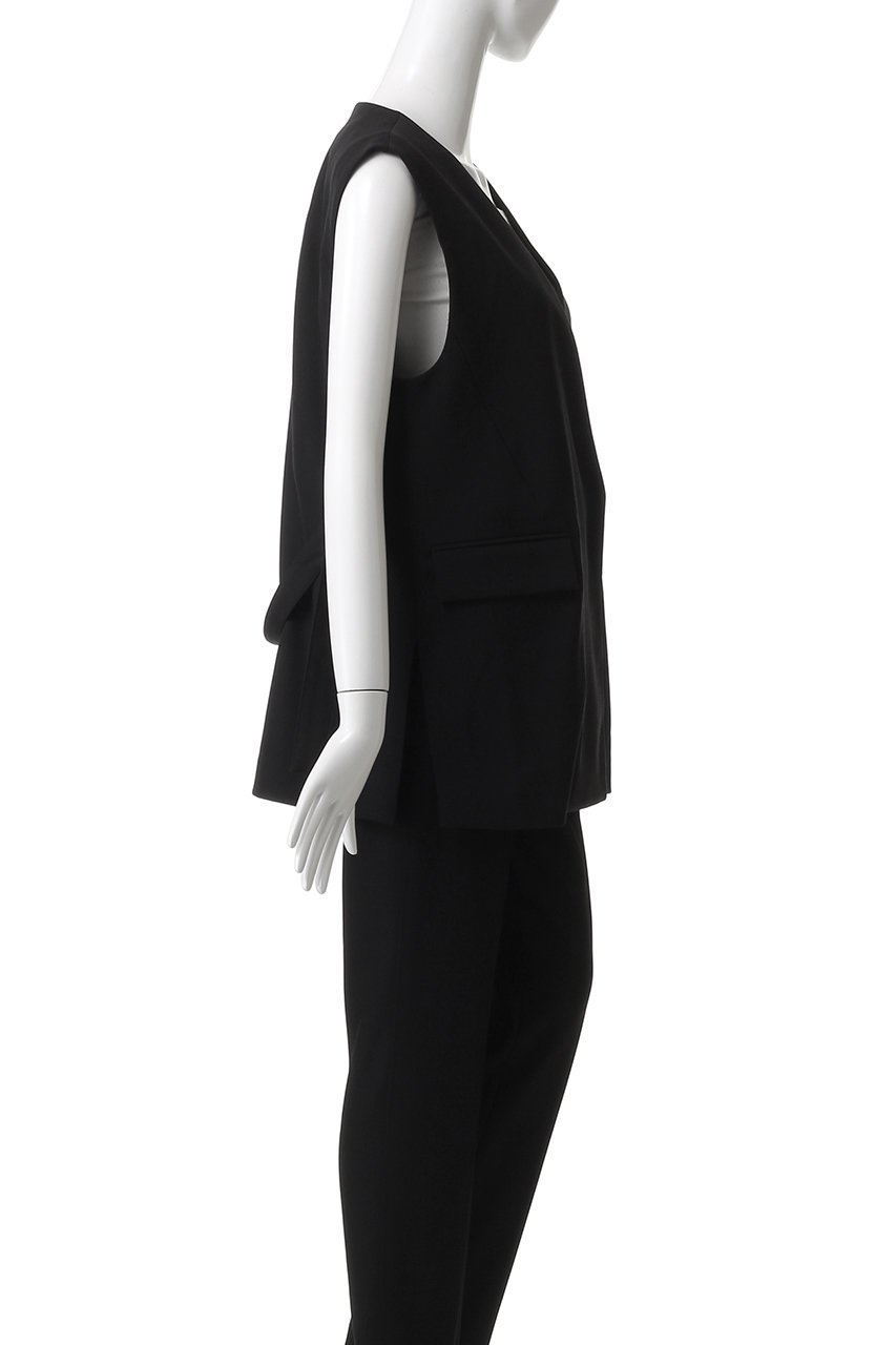 【プルミエ アロンディスモン/1er Arrondissement】のTWドスキンノーカラージレ 人気、トレンドファッション・服の通販 founy(ファニー) 　ファッション　Fashion　レディースファッション　Fashion for Women　アウター　Coat / Outerwear Collection　レディースジャケット・軽アウター　Jackets　2025年　2025　2025-2026秋冬・A/W　Autumn/Winter 2025–26 AW25–26　おすすめ　Recommended / Our Picks　なめらか　Smooth, Silky Texture　ジャケット　Jacket, Outerwear　セットアップ　Set-Up, Coordinated Outfit　ベスト　Vest, Waistcoat　A/W・秋冬　Autumn/Winter　other-3|ID: prp329100004630827 ipo3291000000033313469