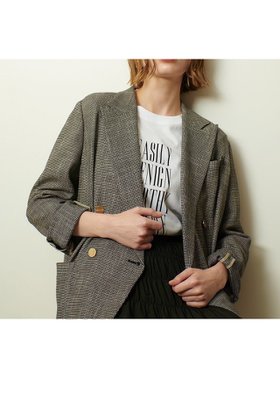 【アルアバイル/allureville】のトリッカーカラミダブルジャケット 人気、トレンドファッション・服の通販 founy(ファニー) ファッション Fashion レディースファッション Fashion for Women アウター Coat / Outerwear Collection レディースジャケット・軽アウター Jackets 2025年 2025 2025-2026秋冬・A/W Autumn/Winter 2025–26 AW25–26 ジャケット Jacket, Outerwear デニム Denim, Jeans Material ボトム Bottoms, Lower Wear マニッシュ Mannish, Boyish A/W・秋冬 Autumn/Winter 羽織 Haori, Light Jacket |ID:prp329100004630828