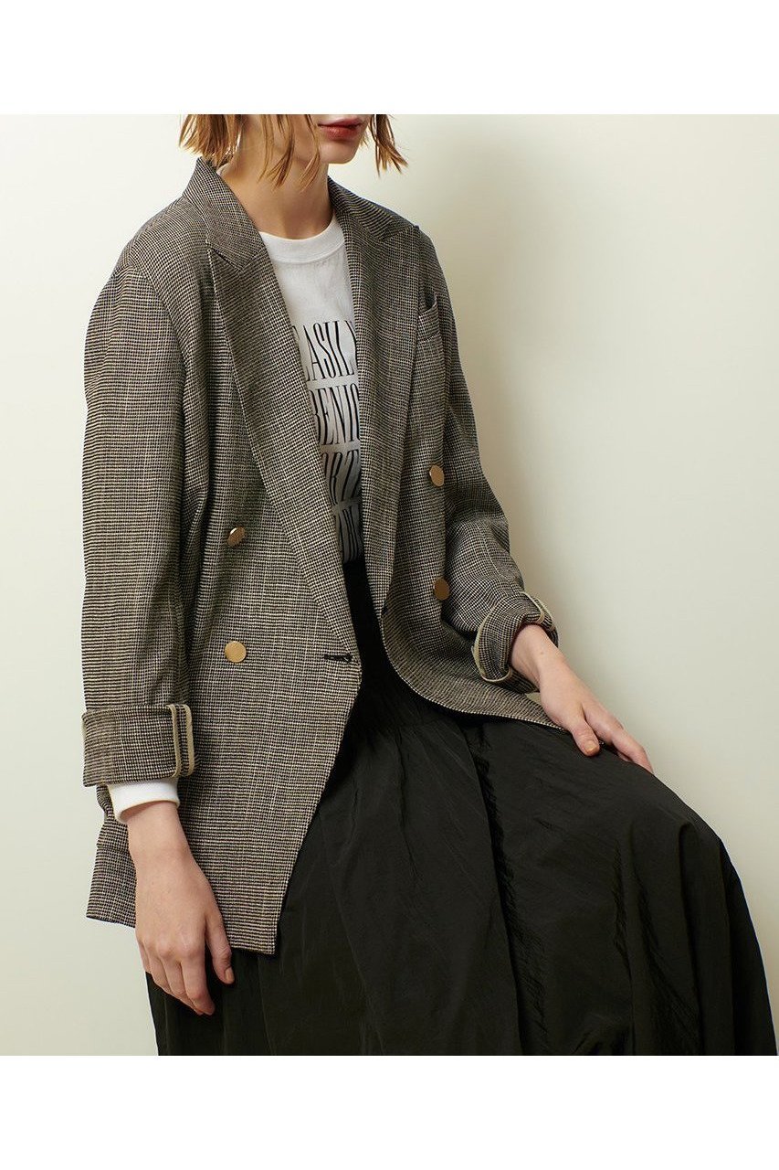 【アルアバイル/allureville】のトリッカーカラミダブルジャケット 人気、トレンドファッション・服の通販 founy(ファニー) 　ファッション　Fashion　レディースファッション　Fashion for Women　アウター　Coat / Outerwear Collection　レディースジャケット・軽アウター　Jackets　2025年　2025　2025-2026秋冬・A/W　Autumn/Winter 2025–26 AW25–26　ジャケット　Jacket, Outerwear　デニム　Denim, Jeans Material　ボトム　Bottoms, Lower Wear　マニッシュ　Mannish, Boyish　A/W・秋冬　Autumn/Winter　羽織　Haori, Light Jacket　other-3|ID: prp329100004630828 ipo3291000000033313477