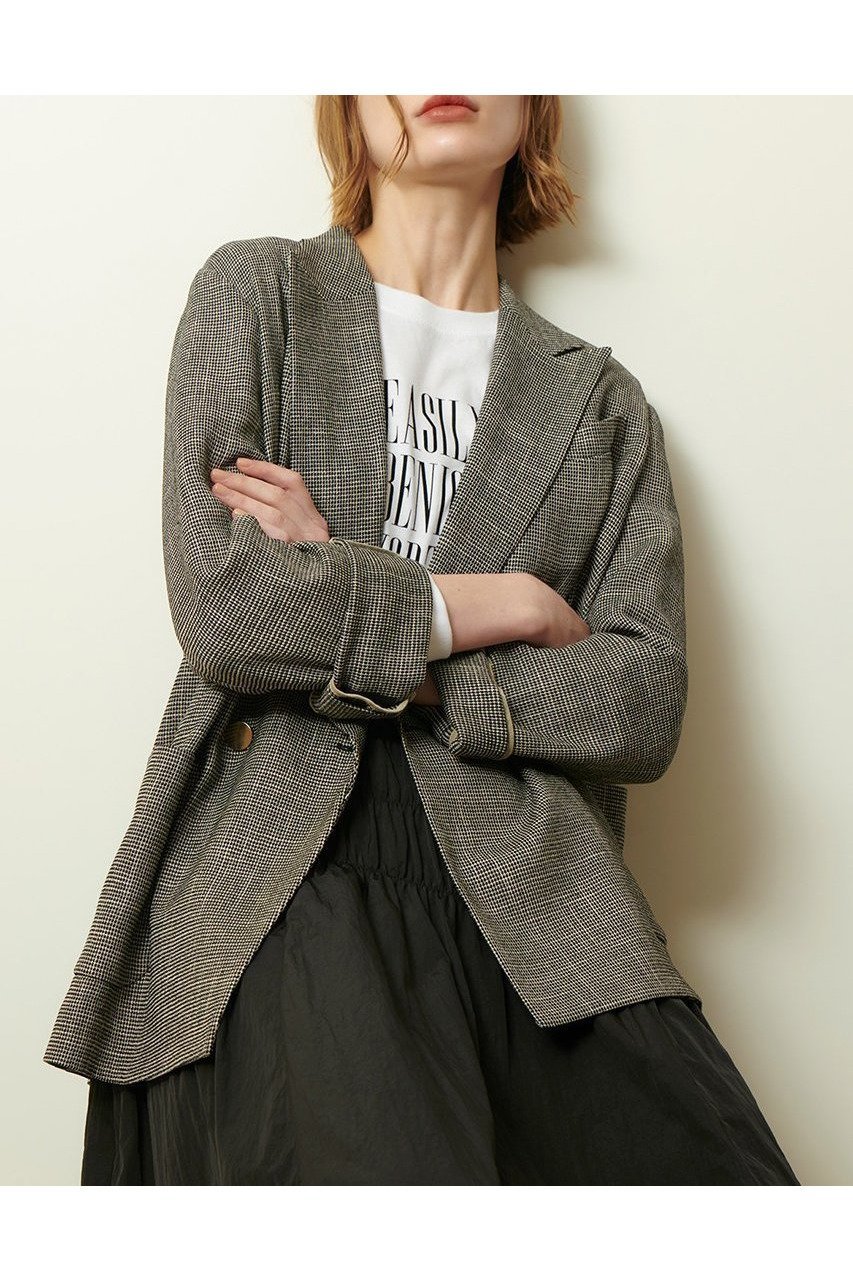 【アルアバイル/allureville】のトリッカーカラミダブルジャケット 人気、トレンドファッション・服の通販 founy(ファニー) 　ファッション　Fashion　レディースファッション　Fashion for Women　アウター　Coat / Outerwear Collection　レディースジャケット・軽アウター　Jackets　2025年　2025　2025-2026秋冬・A/W　Autumn/Winter 2025–26 AW25–26　ジャケット　Jacket, Outerwear　デニム　Denim, Jeans Material　ボトム　Bottoms, Lower Wear　マニッシュ　Mannish, Boyish　A/W・秋冬　Autumn/Winter　羽織　Haori, Light Jacket　other-4|ID: prp329100004630828 ipo3291000000033313478