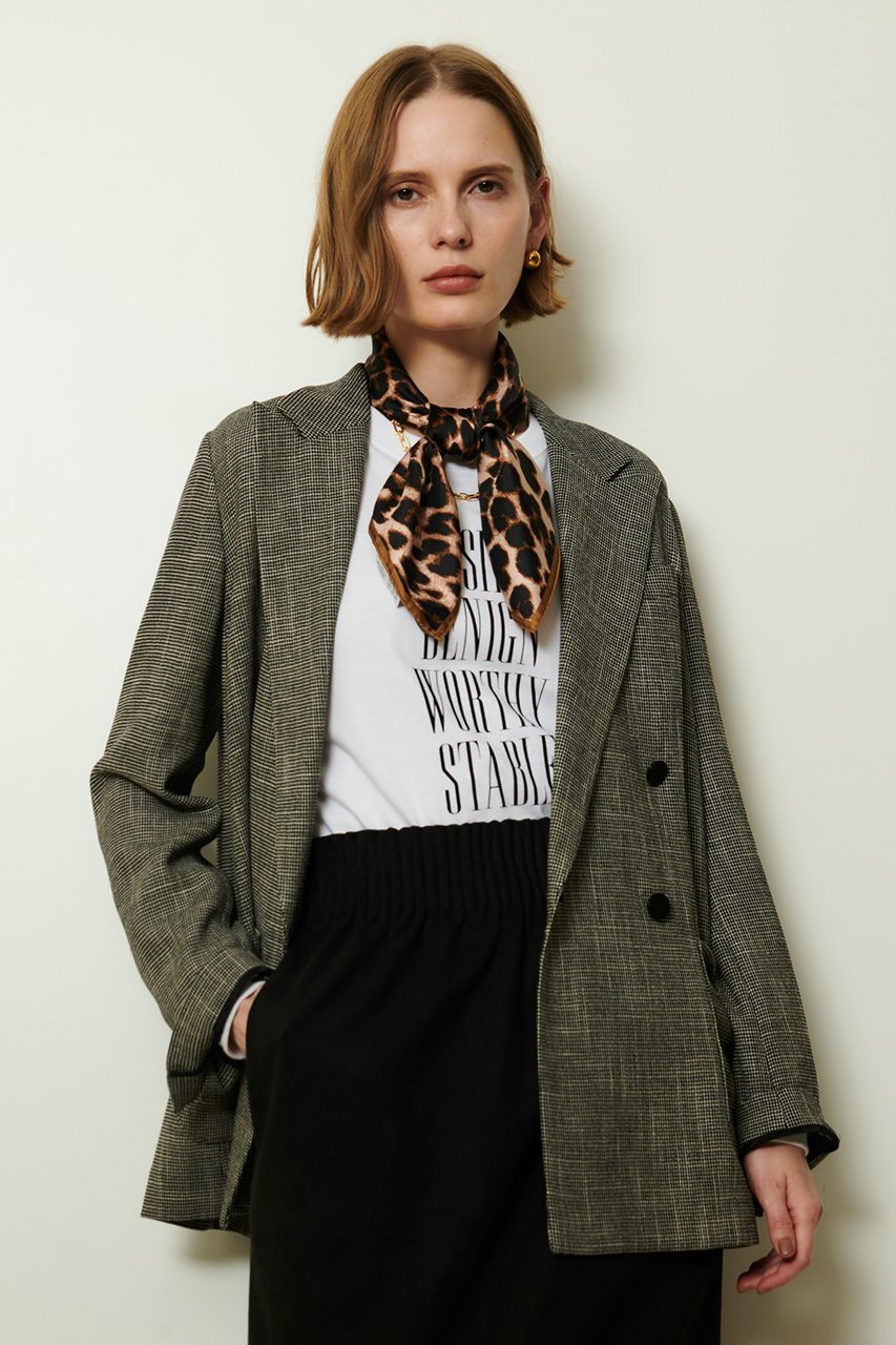 【アルアバイル/allureville】のトリッカーカラミダブルジャケット 人気、トレンドファッション・服の通販 founy(ファニー) 　ファッション　Fashion　レディースファッション　Fashion for Women　アウター　Coat / Outerwear Collection　レディースジャケット・軽アウター　Jackets　ジャケット　Jacket, Outerwear　デニム　Denim, Jeans Material　ボトム　Bottoms, Lower Wear　マニッシュ　Mannish, Boyish　羽織　Haori, Light Jacket　other-8|ID: prp329100004630828 ipo3291000000034241808