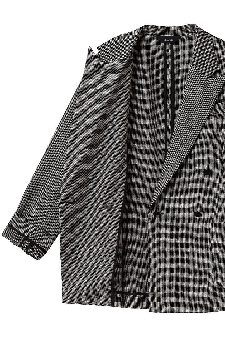 【アルアバイル/allureville】のトリッカーカラミダブルジャケット 人気、トレンドファッション・服の通販 founy(ファニー) 　ファッション　Fashion　レディースファッション　Fashion for Women　アウター　Coat / Outerwear Collection　レディースジャケット・軽アウター　Jackets　ジャケット　Jacket, Outerwear　デニム　Denim, Jeans Material　ボトム　Bottoms, Lower Wear　マニッシュ　Mannish, Boyish　羽織　Haori, Light Jacket　other-7|ID: prp329100004630828 ipo3291000000035631076