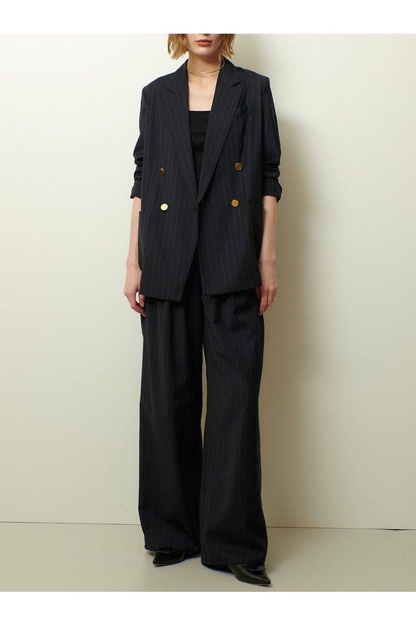 【アルアバイル/allureville】のトリアセサイロピークドラペルジャケット 人気、トレンドファッション・服の通販 founy(ファニー) 　ファッション　Fashion　レディースファッション　Fashion for Women　アウター　Coat / Outerwear Collection　レディースジャケット・軽アウター　Jackets　2025年　2025　2025-2026秋冬・A/W　Autumn/Winter 2025–26 AW25–26　サマー　Summer, Summer Style　シアー　Sheer, See-Through　ジャケット　Jacket, Outerwear　デニム　Denim, Jeans Material　ボトム　Bottoms, Lower Wear　マニッシュ　Mannish, Boyish　再入荷　Restock / Back in Stock　A/W・秋冬　Autumn/Winter　other-8|ID: prp329100004630832 ipo3291000000033313505