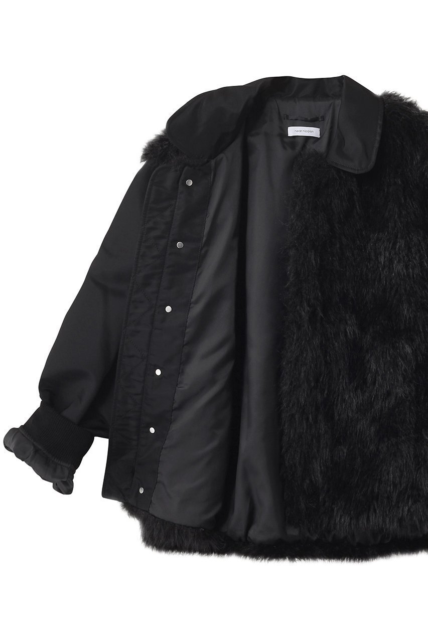 【ニアー ニッポン/near.nippon】のファーナイロンブルゾン 人気、トレンドファッション・服の通販 founy(ファニー) 　ファッション　Fashion　レディースファッション　Fashion for Women　アウター　Coat / Outerwear Collection　レディースジャケット・軽アウター　Jackets　ブルゾンジャケット・スポーティアウター　Blouson Jackets　ジャケット　Jacket, Outerwear　デニム　Denim, Jeans Material　ドッキング　Docking, Mixed Material　パーティ　Party, Party Style　フェイクファー　Faux Fur, Imitation Fur　ブルゾン　Blouson, Bomber Jacket　ミリタリー　Military, Army Style　ラグジュアリー　Luxury, Elegant　リラックス　Relax, Relaxed Fit　A/W・秋冬　Autumn/Winter　エレガント 上品　Elegant　2025年　2025　2025-2026秋冬・A/W　Autumn/Winter 2025–26 AW25–26　other-6|ID: prp329100004630834 ipo3291000000033313523