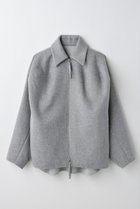 【エンフォルド/ENFOLD】の【8/13 12:00販売開始】ZIPPER BLOUSON/ブルゾン トップグレー|ID: prp329100004630837 ipo3291000000033313538