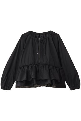 【マリリンムーン/MARILYN MOON】 スパイラルタフタラッフルブルゾン人気、トレンドファッション・服の通販 founy(ファニー) ファッション Fashion レディースファッション Fashion for Women アウター Coat / Outerwear Collection レディースジャケット・軽アウター Jackets ブルゾンジャケット・スポーティアウター Blouson Jackets 2025年 2025 2025-2026秋冬・A/W Autumn/Winter 2025–26 AW25–26 ギャザー Gathered, Ruffled ジャケット Jacket, Outerwear バランス Balance, Style Balance フロント Front, Front Design ブルゾン Blouson, Bomber Jacket ボトム Bottoms, Lower Wear ポケット Pocket, Pocket Detail ラッフル Ruffle, Frill A/W・秋冬 Autumn/Winter |ID:prp329100004630838