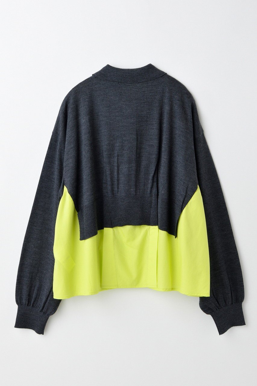 【エンフォルド/ENFOLD】の【8/13 12:00販売開始】FAKE-LAYERED CARDIGAN/カーディガン 人気、トレンドファッション・服の通販 founy(ファニー) 　ファッション　Fashion　レディースファッション　Fashion for Women　トップス・カットソー　Cut & Sew Tops　ニット　Knit Tops & Sweaters　カーディガン・羽織り　Layered Style Cardigans　カーディガン　Cardigan, Knitwear　ドッキング　Docking, Mixed Material　ベスト　Vest, Waistcoat　新作・新入荷　New Arrivals / New In　other-2|ID: prp329100004630839 ipo3291000000033313553