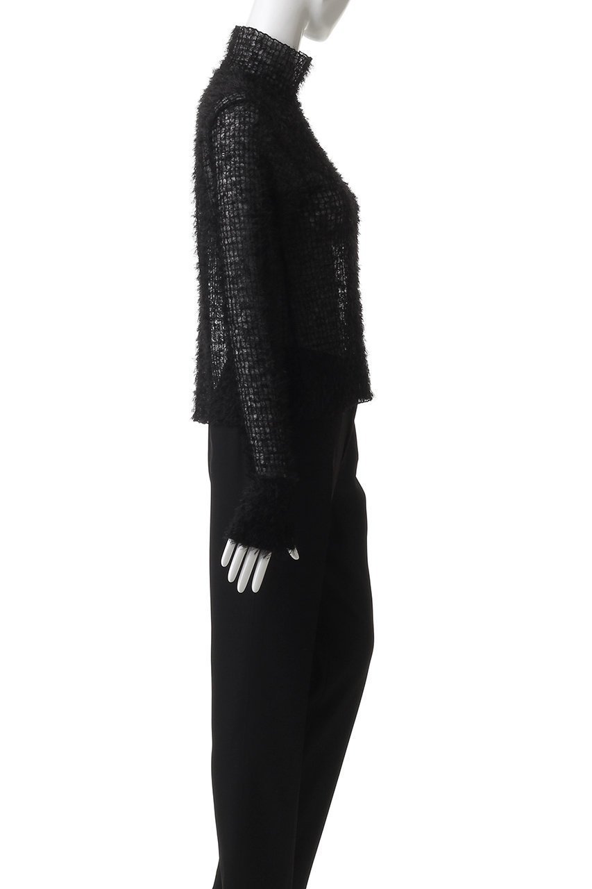 【ニアー ニッポン/near.nippon】のシアーファーチュール ハイネックトップス 人気、トレンドファッション・服の通販 founy(ファニー) 　ファッション　Fashion　レディースファッション　Fashion for Women　トップス・カットソー　Cut & Sew Tops　ニット　Knit Tops & Sweaters　カジュアルプルオーバー・ニットトップス　Pullovers & Knit Tops / Casual Pullovers　2025年　2025　2025-2026秋冬・A/W　Autumn/Winter 2025–26 AW25–26　おすすめ　Recommended / Our Picks　インナー　Innerwear　カフス　Cuff Design　シアー　Sheer, See-Through　ストレッチ　Stretch, Stretchy Fabric　チュール　Tulip, Tulip Motif　ハイネック　High Neck, Mock Neck　パーティ　Party, Party Style　フェザー　Feather, Feather Detail　フェミニン　Feminine, Girly　ミックス　Mix, Mixed Style　A/W・秋冬　Autumn/Winter　other-3|ID: prp329100004630843 ipo3291000000033313581