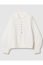 【アナイ/ANAYI】のプレーティングポロプルオーバー 人気、トレンドファッション・服の通販 founy(ファニー) ファッション Fashion レディースファッション Fashion for Women トップス・カットソー Cut & Sew Tops ニット Knit Tops & Sweaters カジュアルプルオーバー・ニットトップス Pullovers & Knit Tops / Casual Pullovers 2025年 2025 2025-2026秋冬・A/W Autumn/Winter 2025–26 AW25–26 なめらか Smooth, Silky Texture トレンド Trend, Trending Now フォルム Silhouette, Form フレア Flare, Flared フロント Front, Front Design ボトム Bottoms, Lower Wear メタル Metal, Metal Parts ワイド Wide, Wide Fit A/W・秋冬 Autumn/Winter thumbnail オフホワイト|ID: prp329100004630845 ipo3291000000033313593