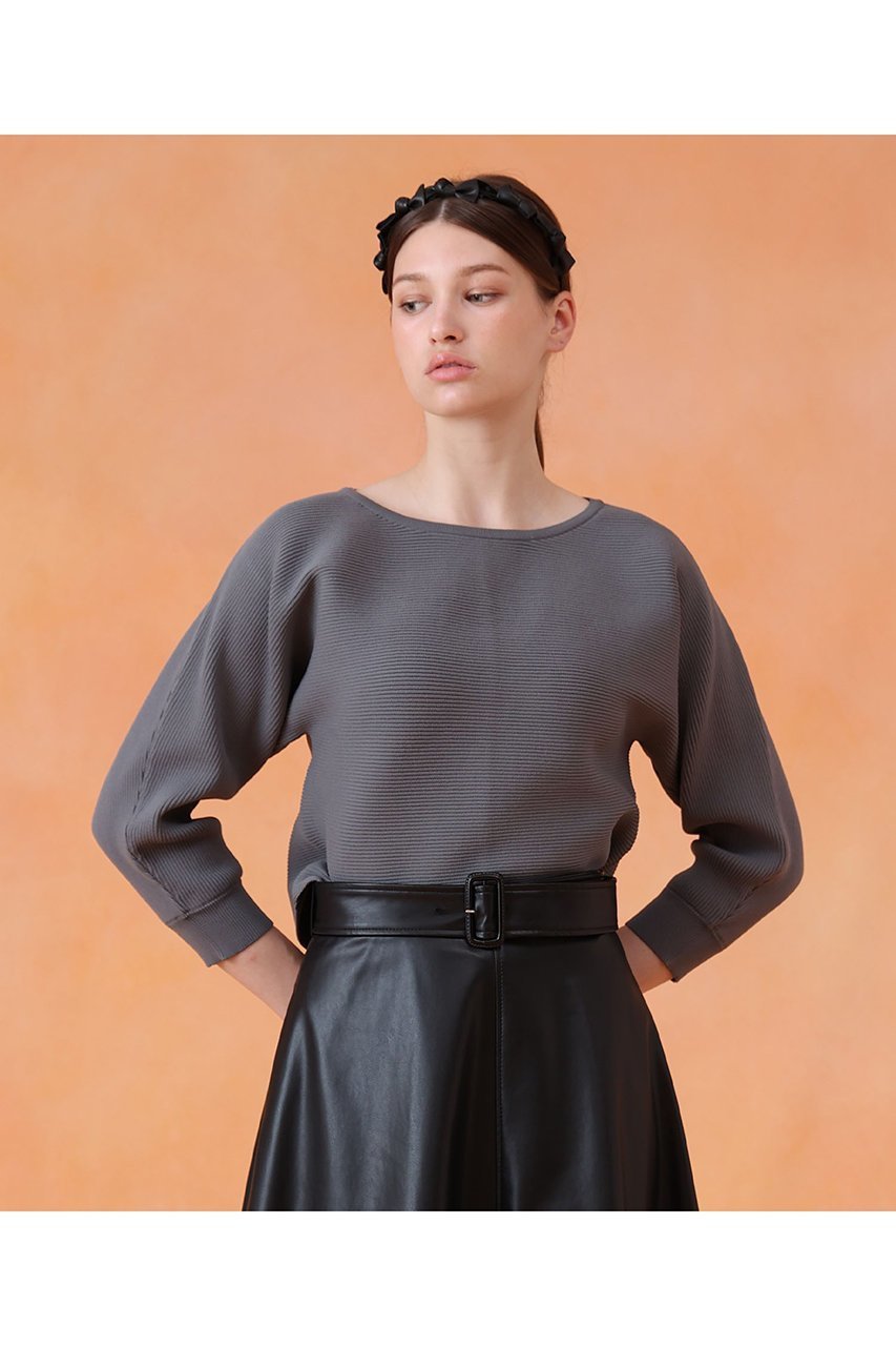 【アナイ/ANAYI】のリップルプルオーバー 人気、トレンドファッション・服の通販 founy(ファニー) 　ファッション　Fashion　レディースファッション　Fashion for Women　トップス・カットソー　Cut & Sew Tops　ニット　Knit Tops & Sweaters　カジュアルプルオーバー・ニットトップス　Pullovers & Knit Tops / Casual Pullovers　スリーブ　Sleeve, Long Sleeve / Short Sleeve　モダン　Modern, Contemporary　ワイド　Wide, Wide Fit　other-5|ID: prp329100004630846 ipo3291000000035868208