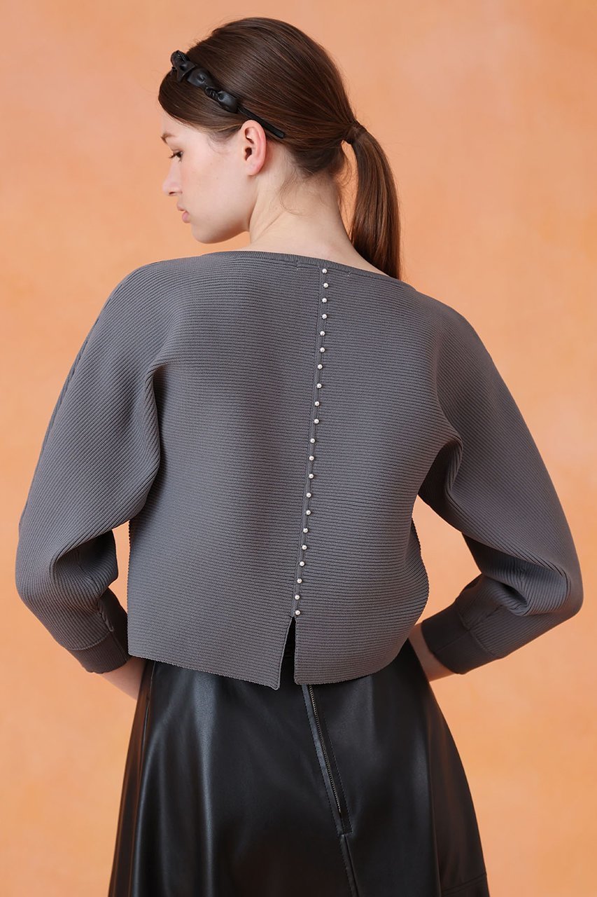 【アナイ/ANAYI】のリップルプルオーバー 人気、トレンドファッション・服の通販 founy(ファニー) 　ファッション　Fashion　レディースファッション　Fashion for Women　トップス・カットソー　Cut & Sew Tops　ニット　Knit Tops & Sweaters　カジュアルプルオーバー・ニットトップス　Pullovers & Knit Tops / Casual Pullovers　スリーブ　Sleeve, Long Sleeve / Short Sleeve　モダン　Modern, Contemporary　ワイド　Wide, Wide Fit　other-6|ID: prp329100004630846 ipo3291000000035868209