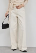 【ガリャルダガランテ/GALLARDAGALANTE】のセンタープレスワイドデニム 人気、トレンドファッション・服の通販 founy(ファニー) ファッション Fashion レディースファッション Fashion for Women パンツ Pants & Trousers デニムパンツ・ジーンズ・美脚デニム Denim Jeans & Pants 2025年 2025 2025-2026秋冬・A/W Autumn/Winter 2025–26 AW25–26 デニム Denim, Jeans Material リラックス Relax, Relaxed Fit ルーズ Loose, Oversized ワイド Wide, Wide Fit 定番 Standard, Basic Item A/W・秋冬 Autumn/Winter thumbnail エクリュ|ID: prp329100004630847 ipo3291000000033313615