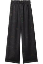 【ニアー ニッポン/near.nippon】のボタニカルプリント ストレートパンツ ブラック柄|ID: prp329100004630849 ipo3291000000036241665