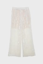 【スタニングルアー/STUNNING LURE】のシアーベルベットパンツ 人気、トレンドファッション・服の通販 founy(ファニー) ファッション Fashion レディースファッション Fashion for Women パンツ Pants & Trousers おすすめ Recommended / Our Picks クラッシュ Distressed, Crashed Style セットアップ Set-Up, Coordinated Outfit リラックス Relax, Relaxed Fit 新作・新入荷 New Arrivals / New In 秋 Autumn thumbnail オフホワイト|ID: prp329100004630851 ipo3291000000033313644