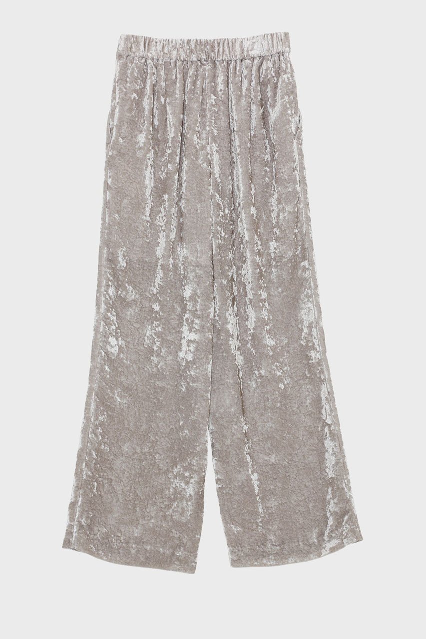 【スタニングルアー/STUNNING LURE】のシアーベルベットパンツ インテリア・キッズ・メンズ・レディースファッション・服の通販 founy(ファニー) ファッション Fashion レディースファッション Fashion for Women パンツ Pants & Trousers おすすめ Recommended / Our Picks クラッシュ Distressed, Crashed Style セットアップ Set-Up, Coordinated Outfit リラックス Relax, Relaxed Fit 秋 Autumn グレーベージュ|ID: prp329100004630851 ipo3291000000033841825