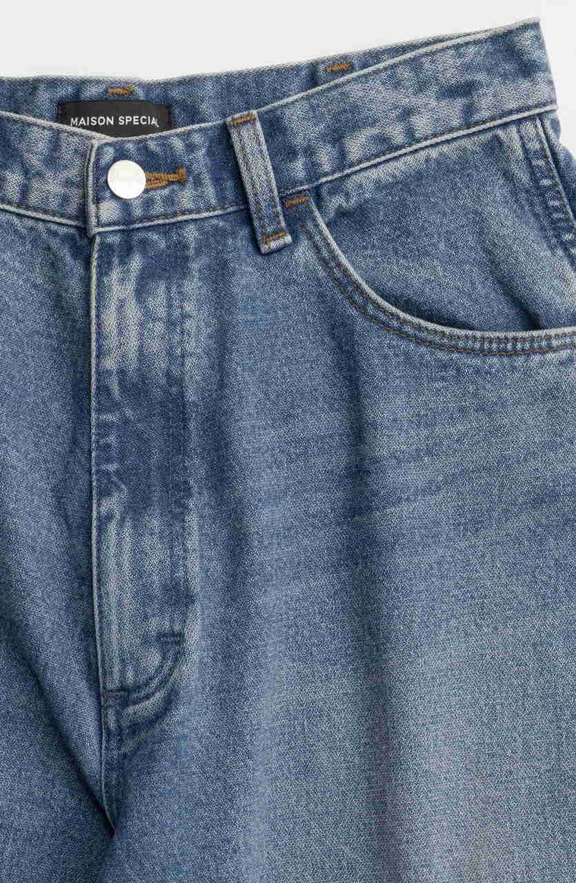 【メゾンスペシャル/MAISON SPECIAL】の【Wrangler×MAISON SPECIAL】Collaboration Mud Denim Pants/ラングラーコラボレーションマッドデニムパンツ 人気、トレンドファッション・服の通販 founy(ファニー) 　ファッション　Fashion　レディースファッション　Fashion for Women　パンツ　Pants & Trousers　デニムパンツ・ジーンズ・美脚デニム　Denim Jeans & Pants　ウエスタン　Western Style　ウォッシュ　Washed Finish　ヴィンテージ　Vintage Style　ジーンズ　Jeans, Denim Pants　スタッズ　Studs, Metal Accents　セットアップ　Set-Up, Coordinated Outfit　デニム　Denim, Jeans Material　トレンド　Trend, Trending Now　フラワー　Flower, Floral　ベスト　Vest, Waistcoat　モチーフ　Motif, Design Theme　ワーク　Workwear, Utility Style　A/W・秋冬　Autumn/Winter　2025年　2025　2025-2026秋冬・A/W　Autumn/Winter 2025–26 AW25–26　other-4|ID: prp329100004630856 ipo3291000000033313674