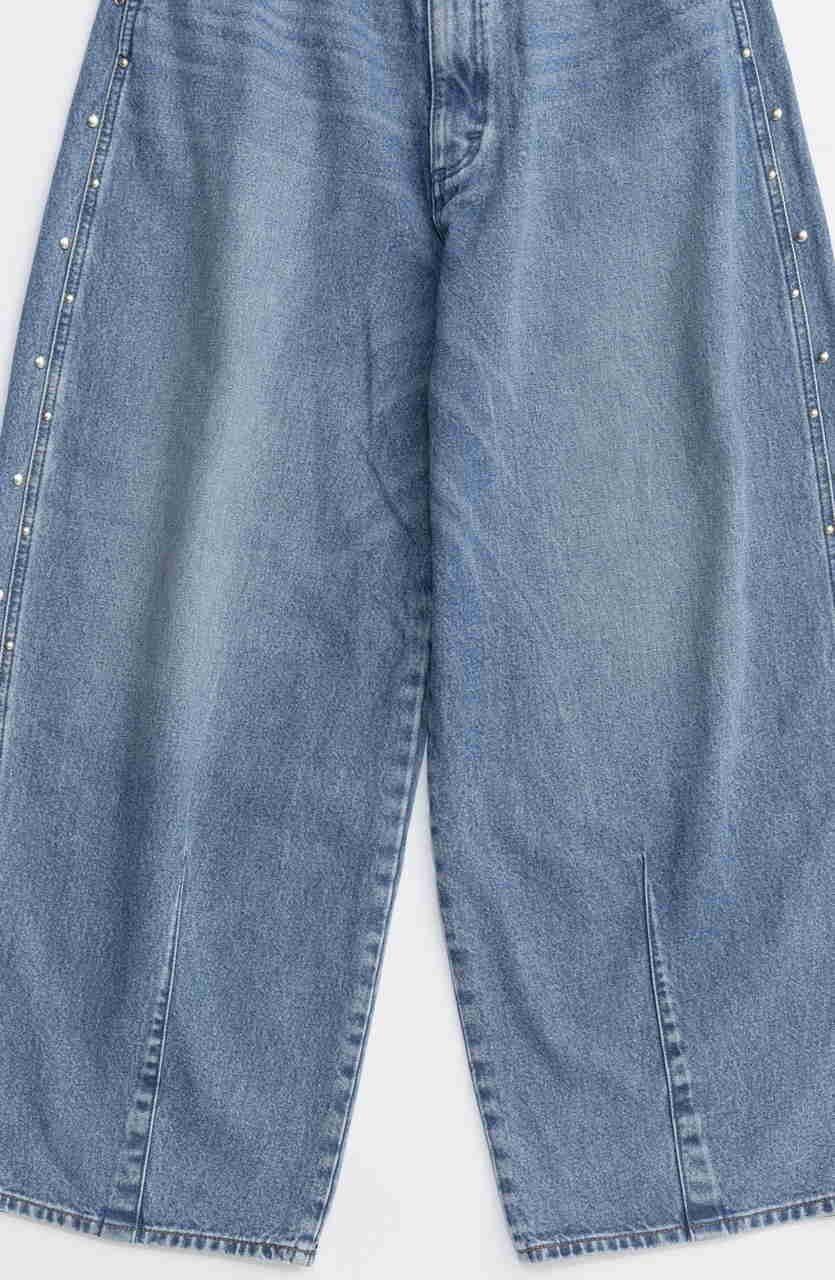 【メゾンスペシャル/MAISON SPECIAL】の【Wrangler×MAISON SPECIAL】Collaboration Studs Denim Pants/ラングラーコラボレーションスタッズデニムパンツ 人気、トレンドファッション・服の通販 founy(ファニー) 　ファッション　Fashion　レディースファッション　Fashion for Women　パンツ　Pants & Trousers　デニムパンツ・ジーンズ・美脚デニム　Denim Jeans & Pants　ウエスタン　Western Style　ウォッシュ　Washed Finish　シルバー　Silver, Metallic Silver　ジーンズ　Jeans, Denim Pants　スタッズ　Studs, Metal Accents　セットアップ　Set-Up, Coordinated Outfit　デニム　Denim, Jeans Material　トレンド　Trend, Trending Now　フラワー　Flower, Floral　ベスト　Vest, Waistcoat　ポケット　Pocket, Pocket Detail　モチーフ　Motif, Design Theme　ワーク　Workwear, Utility Style　A/W・秋冬　Autumn/Winter　2025年　2025　2025-2026秋冬・A/W　Autumn/Winter 2025–26 AW25–26　other-3|ID: prp329100004630857 ipo3291000000033313682
