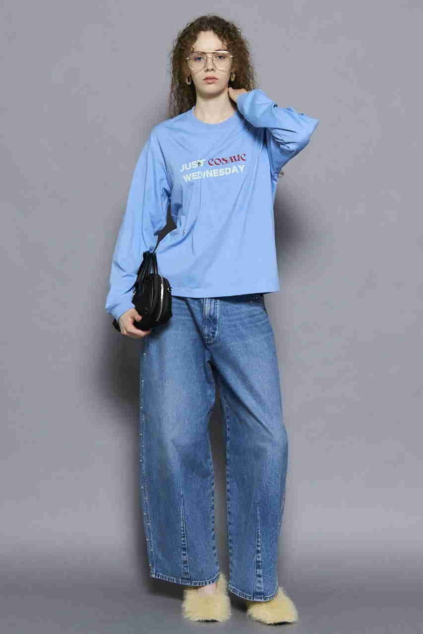 【メゾンスペシャル/MAISON SPECIAL】の【Wrangler×MAISON SPECIAL】Collaboration Studs Denim Pants/ラングラーコラボレーションスタッズデニムパンツ 人気、トレンドファッション・服の通販 founy(ファニー) 　ファッション　Fashion　レディースファッション　Fashion for Women　パンツ　Pants & Trousers　デニムパンツ・ジーンズ・美脚デニム　Denim Jeans & Pants　ウエスタン　Western Style　ウォッシュ　Washed Finish　シルバー　Silver, Metallic Silver　ジーンズ　Jeans, Denim Pants　スタッズ　Studs, Metal Accents　セットアップ　Set-Up, Coordinated Outfit　デニム　Denim, Jeans Material　トレンド　Trend, Trending Now　フラワー　Flower, Floral　ベスト　Vest, Waistcoat　ポケット　Pocket, Pocket Detail　モチーフ　Motif, Design Theme　ワーク　Workwear, Utility Style　other-7|ID: prp329100004630857 ipo3291000000036465935