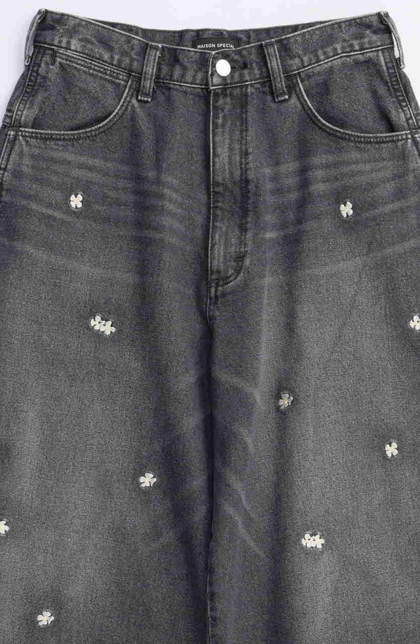 【メゾンスペシャル/MAISON SPECIAL】の【Wrangler×MAISON SPECIAL】Collaboration Flower Embroidery Denim Pants/ラングラーコラボレーションフラワーエンブロイダリーデニムパンツ 人気、トレンドファッション・服の通販 founy(ファニー) 　ファッション　Fashion　レディースファッション　Fashion for Women　パンツ　Pants & Trousers　デニムパンツ・ジーンズ・美脚デニム　Denim Jeans & Pants　ウエスタン　Western Style　ジーンズ　Jeans, Denim Pants　デニム　Denim, Jeans Material　トレンド　Trend, Trending Now　フェミニン　Feminine, Girly　ワーク　Workwear, Utility Style　A/W・秋冬　Autumn/Winter　再入荷　Restock / Back in Stock　2025年　2025　2025-2026秋冬・A/W　Autumn/Winter 2025–26 AW25–26　other-2|ID: prp329100004630858 ipo3291000000033313691