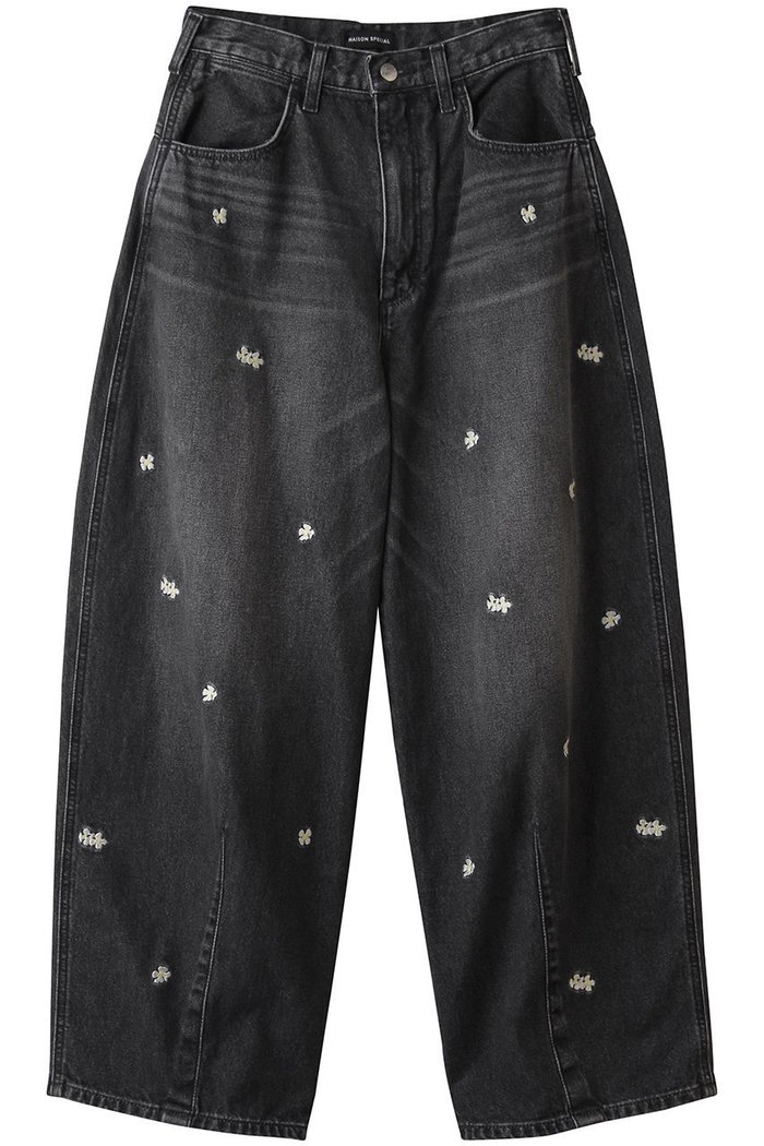 【メゾンスペシャル/MAISON SPECIAL】の【Wrangler×MAISON SPECIAL】Collaboration Flower Embroidery Denim Pants/ラングラーコラボレーションフラワーエンブロイダリーデニムパンツ インテリア・キッズ・メンズ・レディースファッション・服の通販 founy(ファニー) https://founy.com/ ファッション Fashion レディースファッション Fashion for Women パンツ Pants & Trousers デニムパンツ・ジーンズ・美脚デニム Denim Jeans & Pants ウエスタン Western Style ジーンズ Jeans, Denim Pants デニム Denim, Jeans Material トレンド Trend, Trending Now フェミニン Feminine, Girly ワーク Workwear, Utility Style |ID: prp329100004630858 ipo3291000000036956852