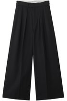 【プルミエ アロンディスモン/1er Arrondissement】のTWドスキンワイドトラウザー 人気、トレンドファッション・服の通販 founy(ファニー) ファッション Fashion レディースファッション Fashion for Women パンツ Pants & Trousers 2025年 2025 2025-2026秋冬・A/W Autumn/Winter 2025–26 AW25–26 なめらか Smooth, Silky Texture センター Center, Center Line ロング Long, Long-Length ワイド Wide, Wide Fit A/W・秋冬 Autumn/Winter thumbnail ブラック|ID: prp329100004630861 ipo3291000000033313718