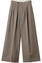 【プルミエ アロンディスモン/1er Arrondissement】のTWドスキンワイドトラウザー モカ|ID: prp329100004630861 ipo3291000000035615816