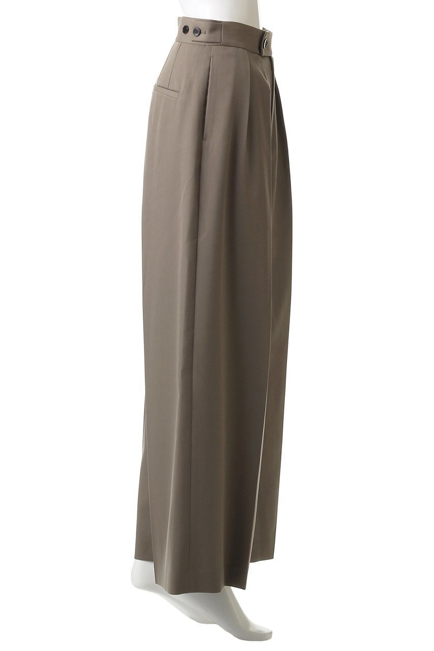 【プルミエ アロンディスモン/1er Arrondissement】のTWドスキンワイドトラウザー 人気、トレンドファッション・服の通販 founy(ファニー) 　ファッション　Fashion　レディースファッション　Fashion for Women　パンツ　Pants & Trousers　なめらか　Smooth, Silky Texture　センター　Center, Center Line　ロング　Long, Long-Length　ワイド　Wide, Wide Fit　other-3|ID: prp329100004630861 ipo3291000000035615821