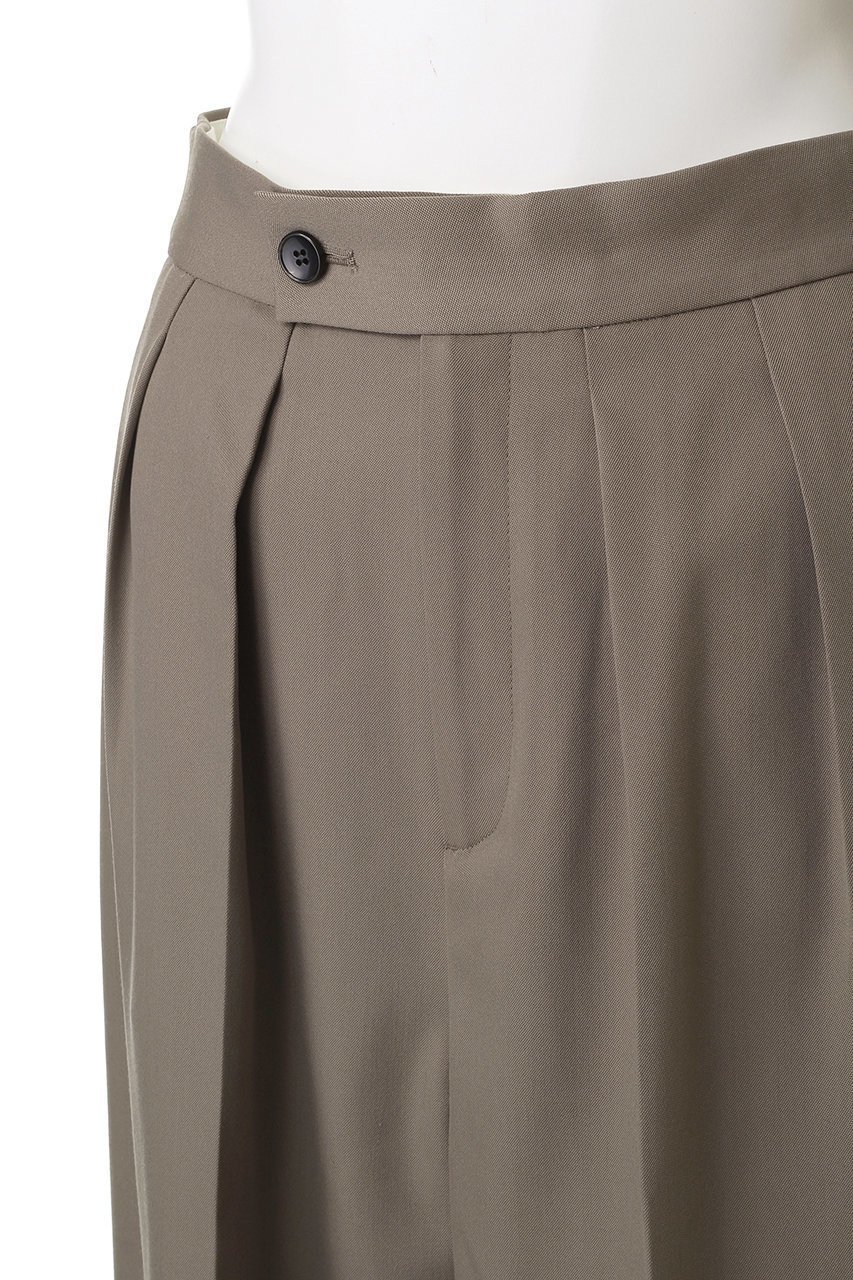 【プルミエ アロンディスモン/1er Arrondissement】のTWドスキンワイドトラウザー 人気、トレンドファッション・服の通販 founy(ファニー) 　ファッション　Fashion　レディースファッション　Fashion for Women　パンツ　Pants & Trousers　なめらか　Smooth, Silky Texture　センター　Center, Center Line　ロング　Long, Long-Length　ワイド　Wide, Wide Fit　other-5|ID: prp329100004630861 ipo3291000000035615823