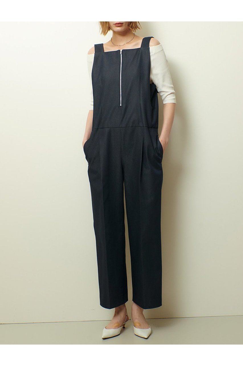 【アルアバイル/allureville】のリジッドデニムオールインワン 人気、トレンドファッション・服の通販 founy(ファニー) 　ファッション　Fashion　レディースファッション　Fashion for Women　パンツ　Pants & Trousers　2025年　2025　2025-2026秋冬・A/W　Autumn/Winter 2025–26 AW25–26　インナー　Innerwear　サロペット　Overalls, Salopette　デニム　Denim, Jeans Material　エレガント 上品　Elegant　再入荷　Restock / Back in Stock　A/W・秋冬　Autumn/Winter　 other-1|ID: prp329100004630862 ipo3291000000033313723