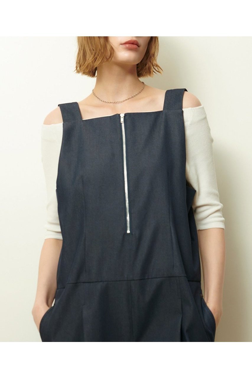【アルアバイル/allureville】のリジッドデニムオールインワン 人気、トレンドファッション・服の通販 founy(ファニー) 　ファッション　Fashion　レディースファッション　Fashion for Women　パンツ　Pants & Trousers　2025年　2025　2025-2026秋冬・A/W　Autumn/Winter 2025–26 AW25–26　インナー　Innerwear　サロペット　Overalls, Salopette　デニム　Denim, Jeans Material　エレガント 上品　Elegant　再入荷　Restock / Back in Stock　A/W・秋冬　Autumn/Winter　other-2|ID: prp329100004630862 ipo3291000000033313725