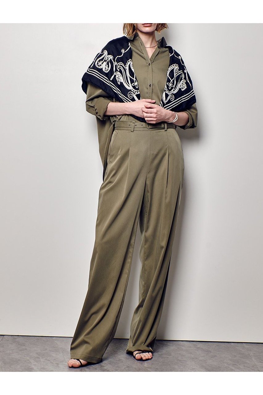 【アルアバイル/allureville】のフィブリルタックパンツ 人気、トレンドファッション・服の通販 founy(ファニー) 　ファッション　Fashion　レディースファッション　Fashion for Women　パンツ　Pants & Trousers　2025年　2025　2025-2026秋冬・A/W　Autumn/Winter 2025–26 AW25–26　エレガント 上品　Elegant　ストレート　Straight, Straight Cut　セットアップ　Set-Up, Coordinated Outfit　ビンテージ　Vintage, Retro Style　秋　Autumn　A/W・秋冬　Autumn/Winter　other-7|ID: prp329100004630863 ipo3291000000033313740