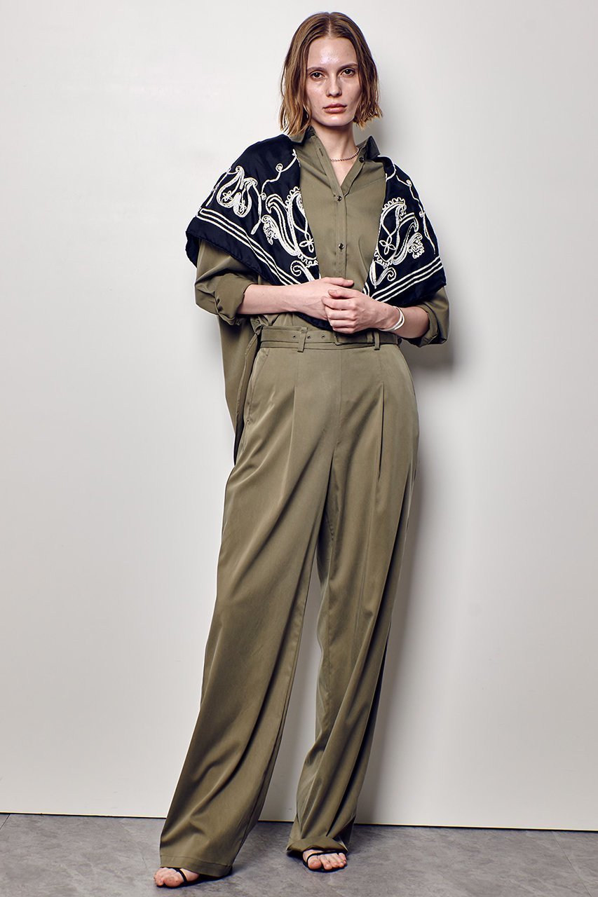 【アルアバイル/allureville】のフィブリルタックパンツ 人気、トレンドファッション・服の通販 founy(ファニー) ファッション Fashion レディースファッション Fashion for Women パンツ Pants & Trousers エレガント 上品 Elegant ストレート Straight, Straight Cut セットアップ Set-Up, Coordinated Outfit ビンテージ Vintage, Retro Style 秋 Autumn other-7|ID: prp329100004630863 ipo3291000000035615850