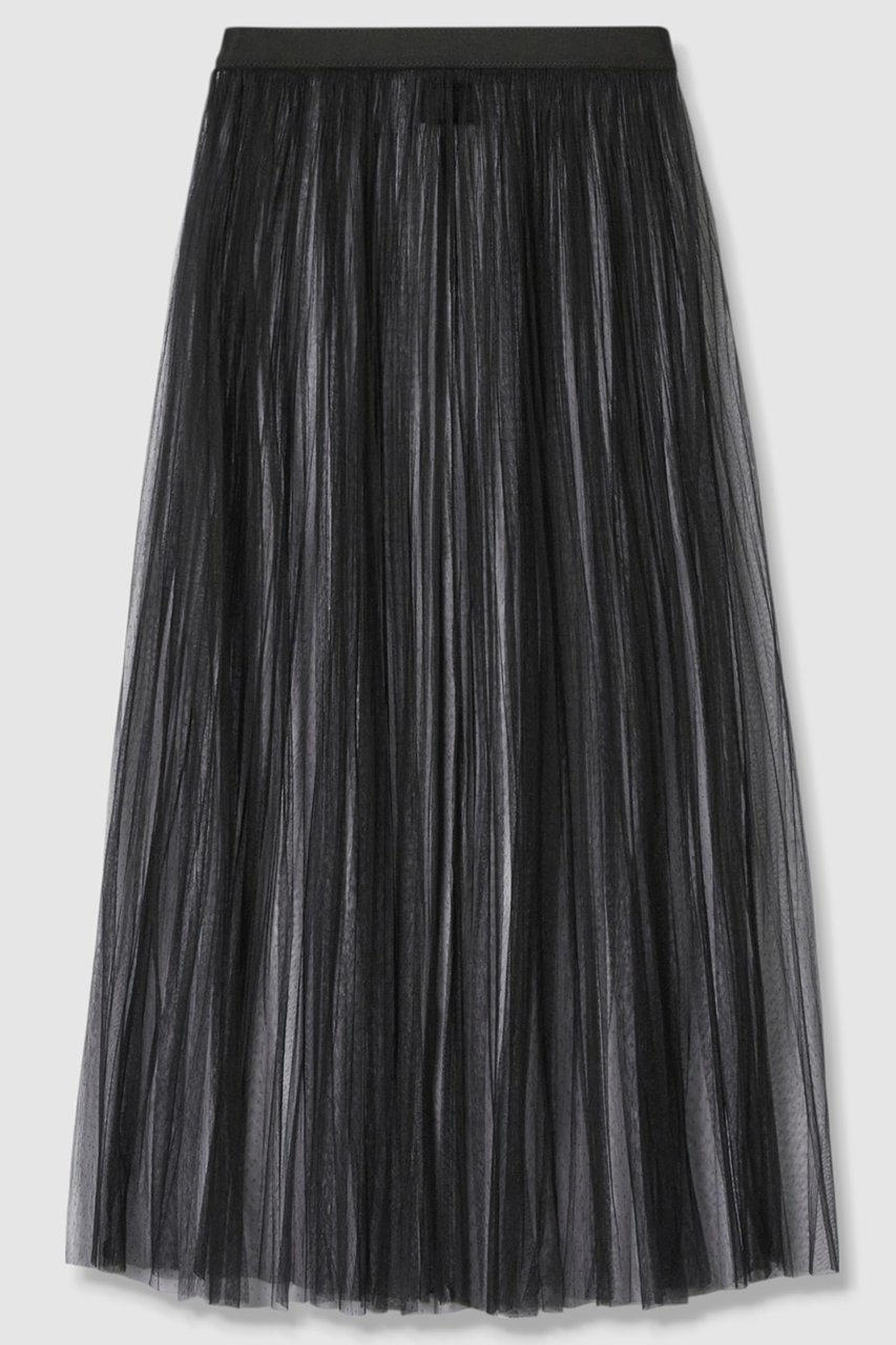 【アナイ/ANAYI】のドットチュールプリーツスカート 人気、トレンドファッション・服の通販 founy(ファニー) 　ファッション　Fashion　レディースファッション　Fashion for Women　スカート　Skirts　プリーツスカート / 上品フェミニンスタイル　Pleated Skirts　ロングスカート　Long Skirts / Maxi & Midi Skirts　2025年　2025　2025-2026秋冬・A/W　Autumn/Winter 2025–26 AW25–26　おすすめ　Recommended / Our Picks　なめらか　Smooth, Silky Texture　オーガンジー　Organza Fabric　シンプル　Simple, Minimal　ドット　Polka Dot, Dot Pattern　プリーツ　Pleats, Pleated　ロング　Long, Long-Length　エレガント 上品　Elegant　A/W・秋冬　Autumn/Winter　other-6|ID: prp329100004630865 ipo3291000000033313764