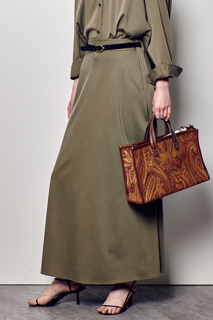 【アルアバイル/allureville】のフィブリルバイヤスナロースカート 人気、トレンドファッション・服の通販 founy(ファニー) 　ファッション　Fashion　レディースファッション　Fashion for Women　スカート　Skirts　ロングスカート　Long Skirts / Maxi & Midi Skirts　おすすめ　Recommended / Our Picks　エレガント 上品　Elegant　スウェット / スエット　Sweatshirt, Sweatwear　セットアップ　Set-Up, Coordinated Outfit　ビンテージ　Vintage, Retro Style　フレア　Flare, Flared　ブルゾン　Blouson, Bomber Jacket　ベスト　Vest, Waistcoat　リラックス　Relax, Relaxed Fit　ロング　Long, Long-Length　秋　Autumn　other-5|ID: prp329100004630869 ipo3291000000035511868