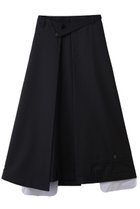 【エンフォルド/ENFOLD】のTROUSERS FLARE-SKIRT/スカート ネイビー|ID: prp329100004630871 ipo3291000000035868259