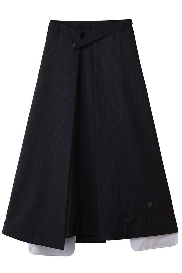 【エンフォルド/ENFOLD】のTROUSERS FLARE-SKIRT/スカート インテリア・キッズ・メンズ・レディースファッション・服の通販 founy(ファウニー) https://founy.com/ ファッション Fashion レディースファッション Fashion for Women スカート Skirts ロングスカート Long Skirts / Maxi & Midi Skirts エレガント 上品 Elegant フレア Flare, Flared マニッシュ Mannish, Boyish リメイク Remake, Reconstructed ロング Long, Long-Length |ID: prp329100004630871 ipo3291000000036956861