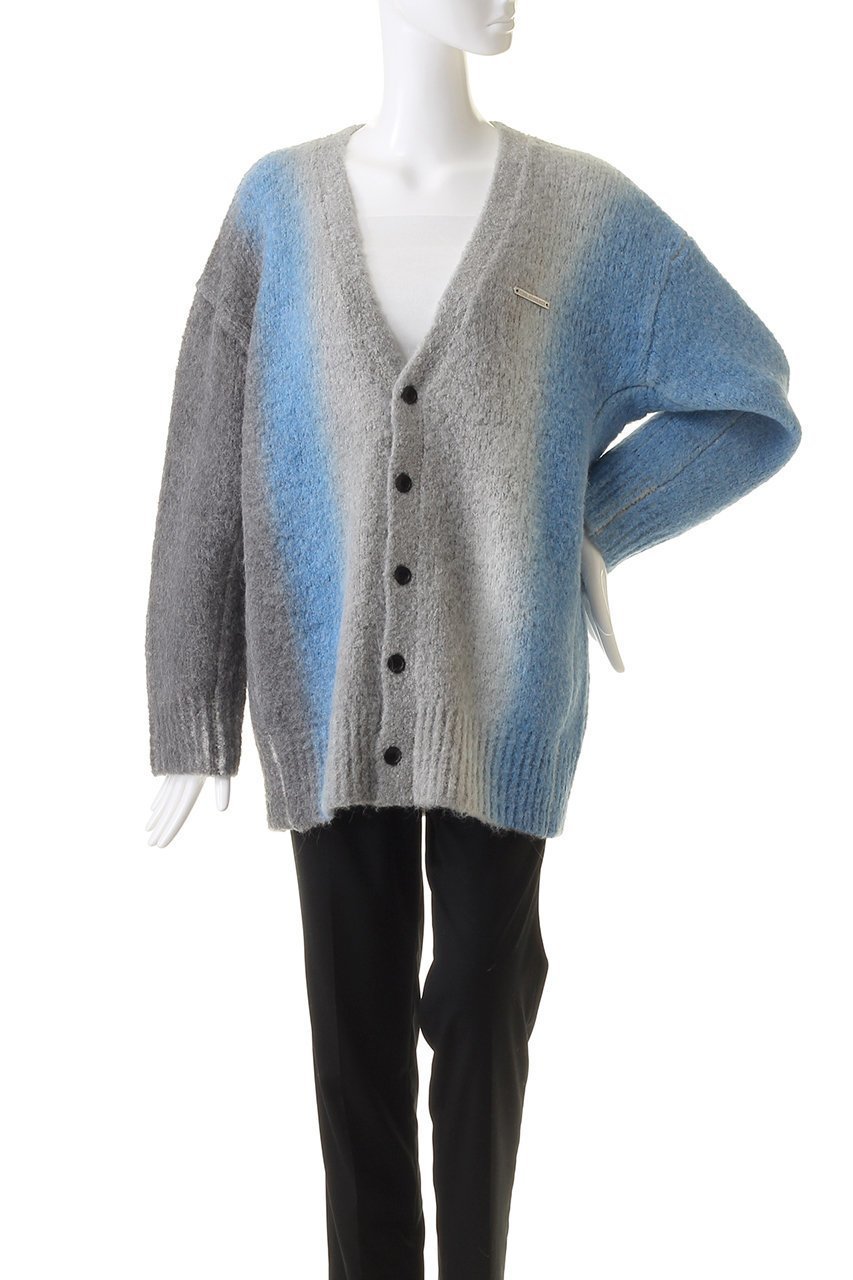 【プランク プロジェクト/PRANK PROJECT】の【UNISEX】グラデーションニットカーディガン/Gradation Knit Cardigan 人気、トレンドファッション・服の通販 founy(ファニー) 　ファッション　Fashion　レディースファッション　Fashion for Women　トップス・カットソー　Cut & Sew Tops　ニット　Knit Tops & Sweaters　カーディガン・羽織り　Layered Style Cardigans　キャミソール&ノースリーブ　Camisoles & Sleeveless Tops　シャツ・ブラウス・オフィスカジュアル　Elegant Blouses & Button-Ups　ロングTシャツ・Tシャツ　Longline T-Shirts & Tees　カットソー・ベーシックTシャツ　Cut-and-Sewn Tops / Stretch Tees & Basics　ユニセックス　Unisex, Genderless　おすすめ　Recommended / Our Picks　インナー　Innerwear　カーディガン　Cardigan, Knitwear　キャミソール　Camisole, Spaghetti Strap Top　グラデーション　Gradient, Ombre　コンパクト　Compact, Small Size　ジャケット　Jacket, Outerwear　ストライプ　Stripe, Striped Pattern　タンク　Tank Top, Sleeveless Top　other-2|ID: prp329100004630874 ipo3291000000033313983