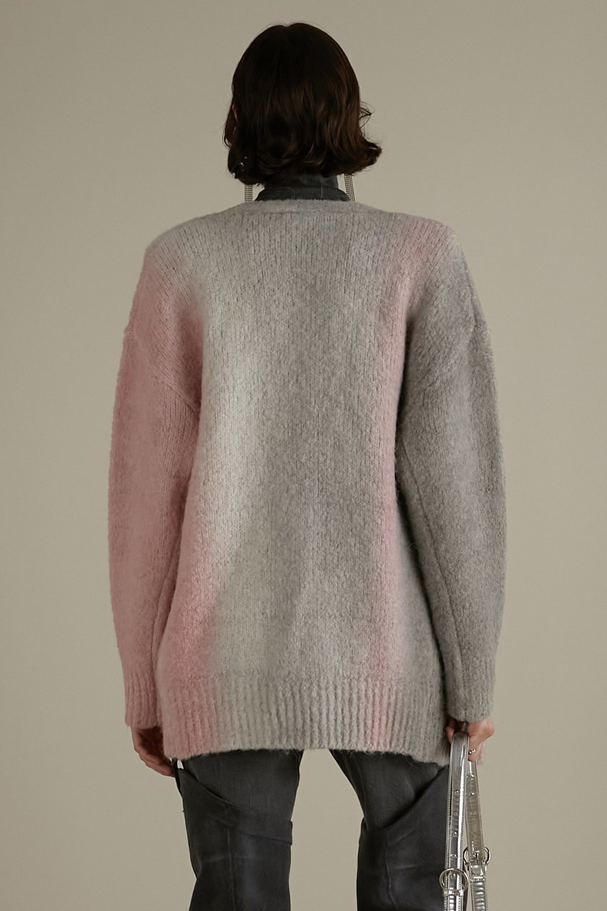 【プランク プロジェクト/PRANK PROJECT】の【UNISEX】グラデーションニットカーディガン/Gradation Knit Cardigan 人気、トレンドファッション・服の通販 founy(ファニー) 　ファッション　Fashion　レディースファッション　Fashion for Women　トップス・カットソー　Cut & Sew Tops　ニット　Knit Tops & Sweaters　カーディガン・羽織り　Layered Style Cardigans　キャミソール&ノースリーブ　Camisoles & Sleeveless Tops　シャツ・ブラウス・オフィスカジュアル　Elegant Blouses & Button-Ups　ロングTシャツ・Tシャツ　Longline T-Shirts & Tees　カットソー・ベーシックTシャツ　Cut-and-Sewn Tops / Stretch Tees & Basics　ユニセックス　Unisex, Genderless　おすすめ　Recommended / Our Picks　インナー　Innerwear　カーディガン　Cardigan, Knitwear　キャミソール　Camisole, Spaghetti Strap Top　グラデーション　Gradient, Ombre　コンパクト　Compact, Small Size　ジャケット　Jacket, Outerwear　ストライプ　Stripe, Striped Pattern　タンク　Tank Top, Sleeveless Top　other-7|ID: prp329100004630874 ipo3291000000033313988