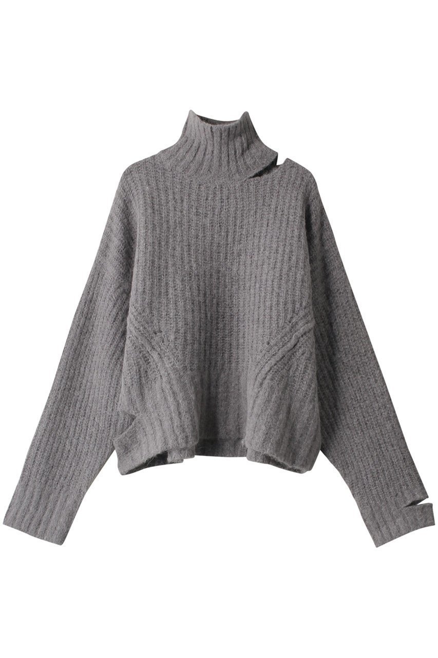 【プランク プロジェクト/PRANK PROJECT】のシャギースリットニット/Shaggy Slit Knit インテリア・キッズ・メンズ・レディースファッション・服の通販 founy(ファニー) 　ファッション　Fashion　レディースファッション　Fashion for Women　トップス・カットソー　Cut & Sew Tops　ニット　Knit Tops & Sweaters　キャミソール&ノースリーブ　Camisoles & Sleeveless Tops　シャツ・ブラウス・オフィスカジュアル　Elegant Blouses & Button-Ups　ロングTシャツ・Tシャツ　Longline T-Shirts & Tees　カットソー・ベーシックTシャツ　Cut-and-Sewn Tops / Stretch Tees & Basics　キャミソール　Camisole, Spaghetti Strap Top　シンプル　Simple, Minimal　スリット　Slit, Slit Detail　タンク　Tank Top, Sleeveless Top　フェミニン　Feminine, Girly　畦　Ribbed Knit　GRY(グレー)|ID: prp329100004630875 ipo3291000000033313991