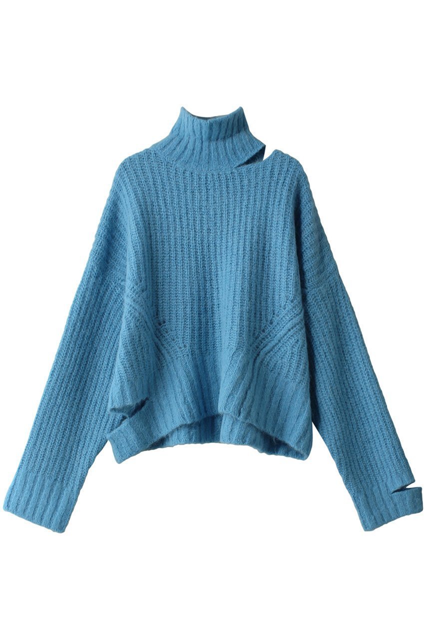 【プランク プロジェクト/PRANK PROJECT】のシャギースリットニット/Shaggy Slit Knit インテリア・キッズ・メンズ・レディースファッション・服の通販 founy(ファニー) 　ファッション　Fashion　レディースファッション　Fashion for Women　トップス・カットソー　Cut & Sew Tops　ニット　Knit Tops & Sweaters　キャミソール&ノースリーブ　Camisoles & Sleeveless Tops　シャツ・ブラウス・オフィスカジュアル　Elegant Blouses & Button-Ups　ロングTシャツ・Tシャツ　Longline T-Shirts & Tees　カットソー・ベーシックTシャツ　Cut-and-Sewn Tops / Stretch Tees & Basics　キャミソール　Camisole, Spaghetti Strap Top　シンプル　Simple, Minimal　スリット　Slit, Slit Detail　タンク　Tank Top, Sleeveless Top　フェミニン　Feminine, Girly　畦　Ribbed Knit　BLU(ブルー)|ID: prp329100004630875 ipo3291000000033313993