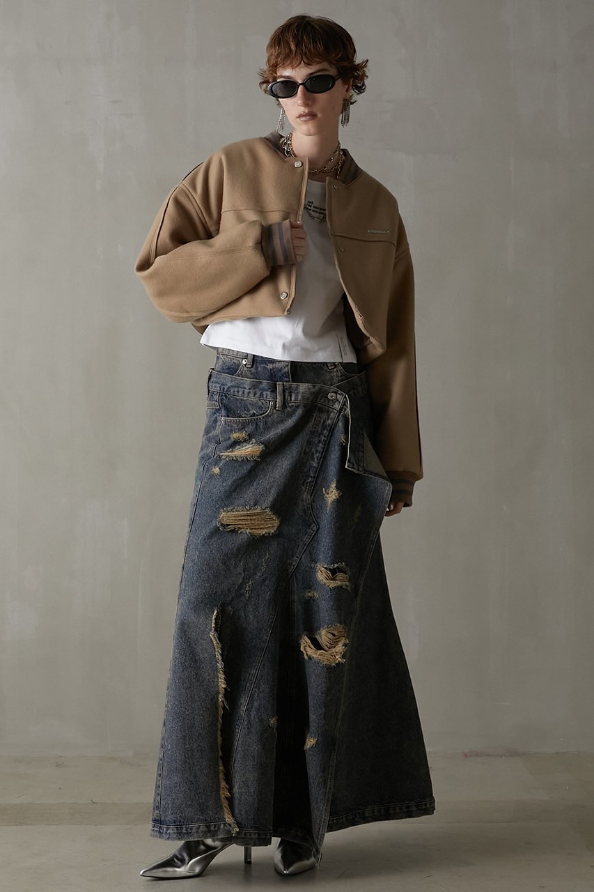 【プランク プロジェクト/PRANK PROJECT】の【UNISEX】メルトンショートスタジャン/Melton Short Studium Jacket 人気、トレンドファッション・服の通販 founy(ファニー) 　ファッション　Fashion　レディースファッション　Fashion for Women　アウター　Coat / Outerwear Collection　レディースジャケット・軽アウター　Jackets　ブルゾンジャケット・スポーティアウター　Blouson Jackets　ユニセックス　Unisex, Genderless　ショート　Short, Short Length　ジャケット　Jacket, Outerwear　ブルゾン　Blouson, Bomber Jacket　メルトン　Melton, Heavy Wool　冬　Winter / This Winter　other-8|ID: prp329100004630877 ipo3291000000033314020